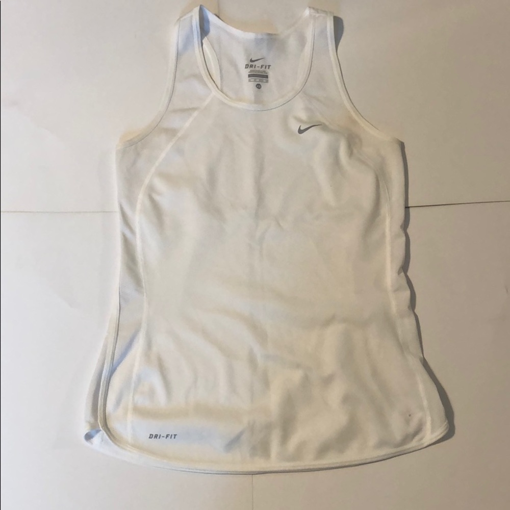 Nike white tank